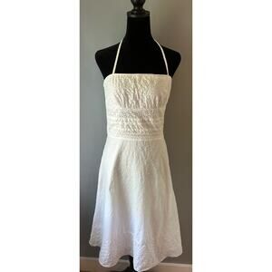 American Eagle White Eyelet Lace Dress Size 10